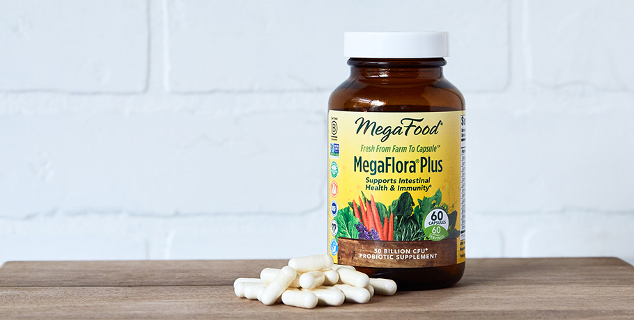 Flora 50-14 Clinical Strength Probiotika og MegaFlora® Plus